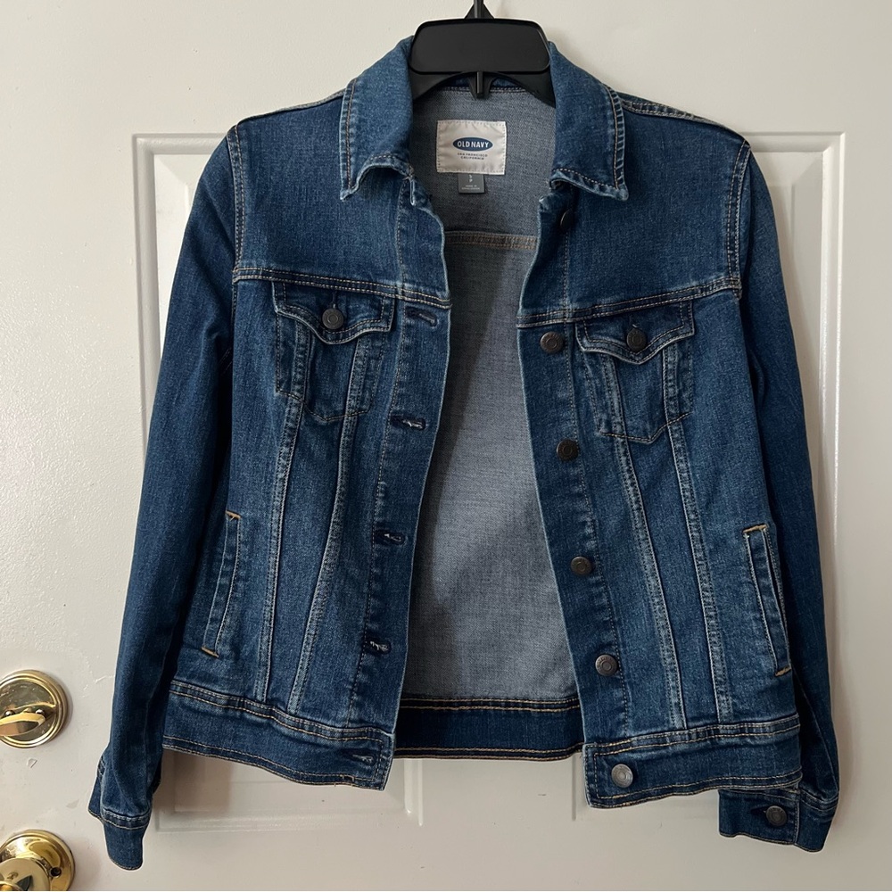 Womens Old Navy Blue Jean Jacket - Picture 5 of 5
